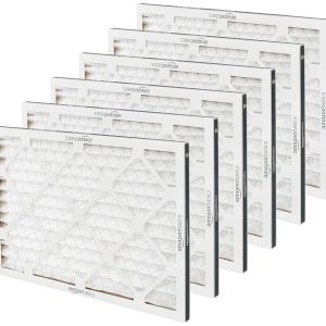 Basics Merv 8 AC Furnace Air Filter – 14x20x1, 6-Pack,white